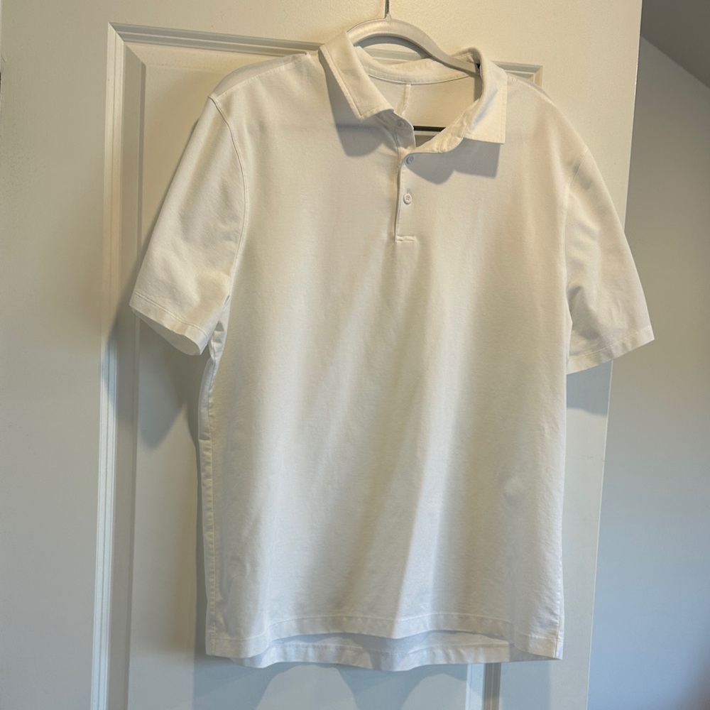 lululemon White Men’s Polo Shirt